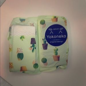 Pair of two brand new white fish net ankle socks